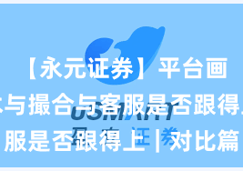 【永元证券】平台画像：技术与撮合与客服是否跟得上｜对比篇