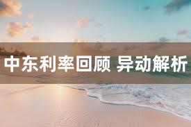 中东利率回顾 异动解析